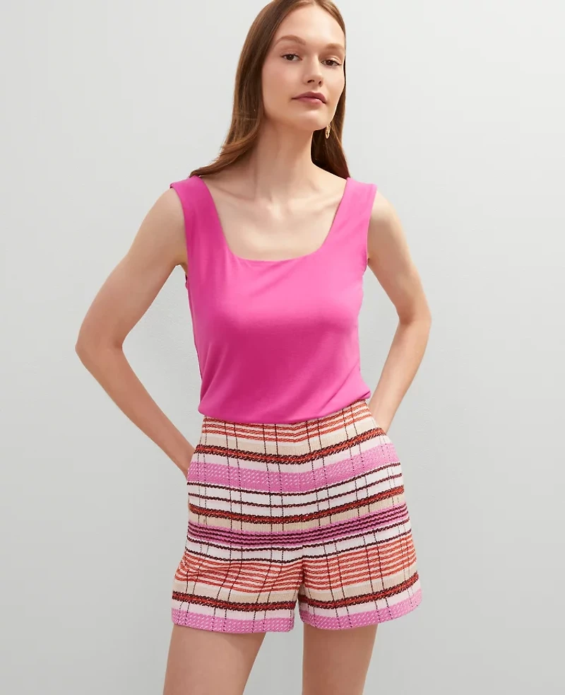 Ann Taylor Petite Square Neck Tank Top Women's
