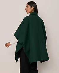 Ann Taylor Buttoned Trench Cape Pine Grove Women's
