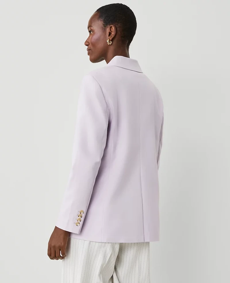 Ann Taylor Petite Modern Blazer Size 6 Orchid Hush Women's