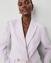 Ann Taylor Petite Modern Blazer Size 6 Orchid Hush Women's
