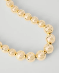 Ann Taylor Metal Ball Necklace Women's