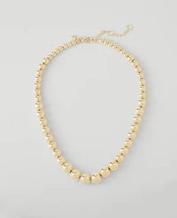 Ann Taylor Metal Ball Necklace Women's
