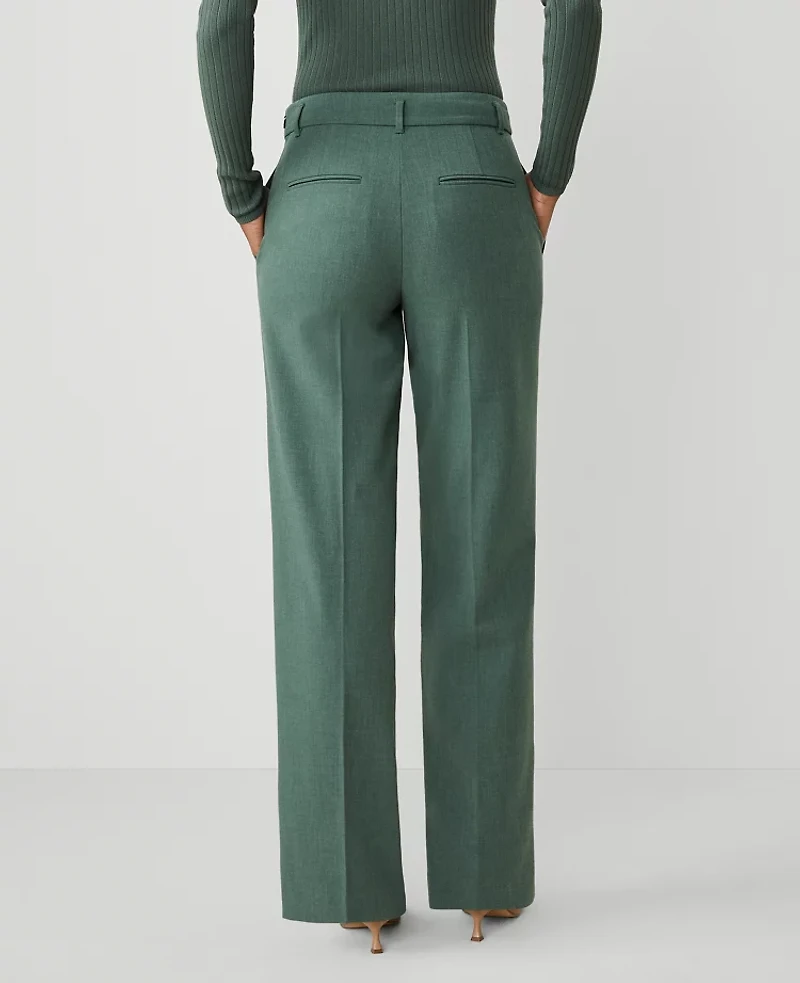 Ann Taylor The Tall Side-Zip Straight Pant Bi-Stretch Women's