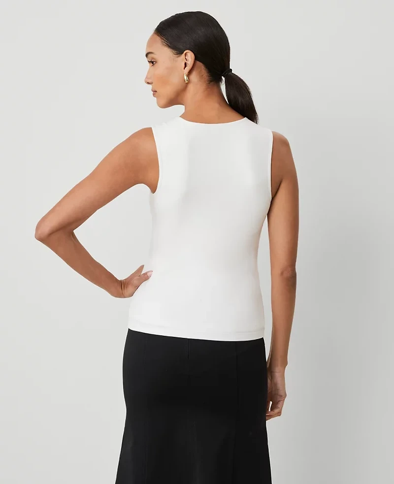 Ann Taylor Modern Scoop Neck Tank Top Women's