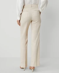 Ann Taylor The Petite Jayne Trouser Glen Check Cappuccino Tan Women's