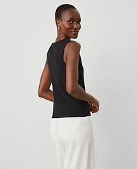 Ann Taylor Petite Modern Scoop Neck Tank Top Women's