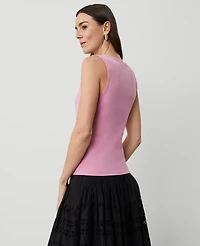 Ann Taylor Petite Modern Scoop Neck Tank Top Women's