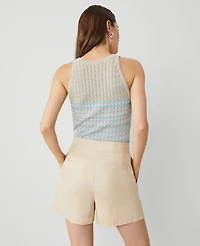 Ann Taylor The Petite Pleated Short Sateen Women's