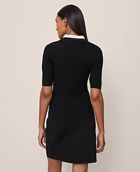 Ann Taylor Ruffle Neck Ribbed Sweater Women's