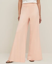 Ann Taylor The Petite Statement Palazzo Pant Melange Women's