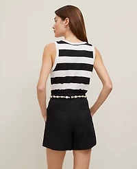 Ann Taylor Petite Weekend Collection Belted Short Women's