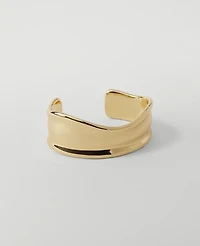 Ann Taylor Wavy Textured Metal Cuff Bracelet Women's
