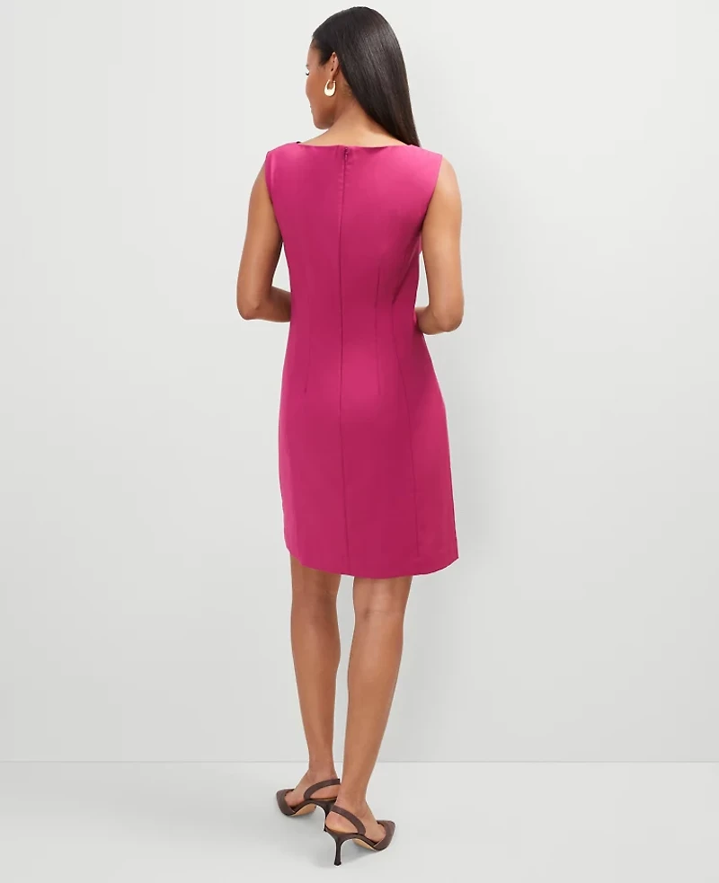Ann Taylor The Cap Sleeve Shift Dress Berry Splash Women's
