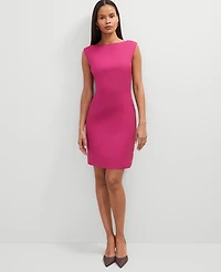 Ann Taylor The Cap Sleeve Shift Dress Berry Splash Women's