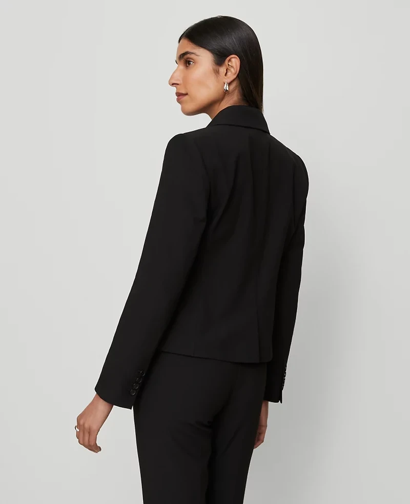 Ann Taylor The Shorter Two Button Blazer Bi-Stretch Women's