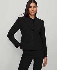 Ann Taylor The Shorter Two Button Blazer Bi-Stretch Women's