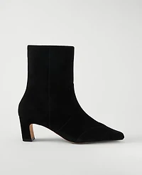 Ann Taylor Suede Skinny Heel Bootie Women's