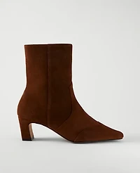 Ann Taylor Suede Skinny Heel Bootie Women's