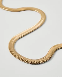 Ann Taylor Chunky Metal Chain Necklace Goldtone Women's