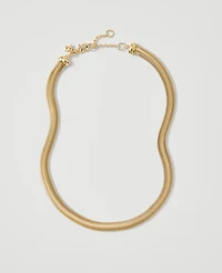 Ann Taylor Chunky Metal Chain Necklace Goldtone Women's