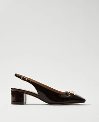 Ann Taylor Horsebit Patent Pumps Women's