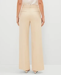 Ann Taylor The Petite Perfect Wide-Leg Pant - Curvy Fit Sands Edge Women's