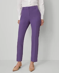 Ann Taylor The Eva Ankle Pant in Doubleweave — Curvy Fit Size 2 Majestic Violet Women's