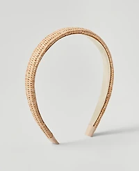 Ann Taylor Skinny Straw Headband Natural Women's