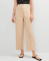Ann Taylor The Petite Relaxed Ankle Pant Linen Blend Women's