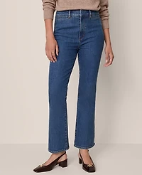 Ann Taylor The Seamed Boot Jean Modern Indigo Wash Women's
