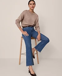 Ann Taylor The Seamed Boot Jean Modern Indigo Wash Women's