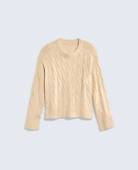 Ann Taylor Cable Crew Neck Sweater Women's