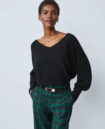 Ann Taylor Cashmere V-Neck Sweater Women's