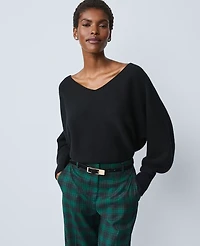Ann Taylor Cashmere V-Neck Sweater Women's