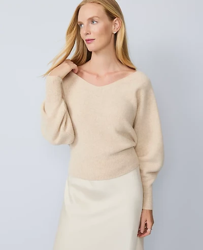 Ann Taylor Cashmere V-Neck Sweater Women's
