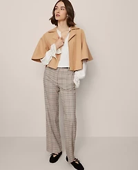 Ann Taylor Ruffle Neck Blouse Winter White Women's