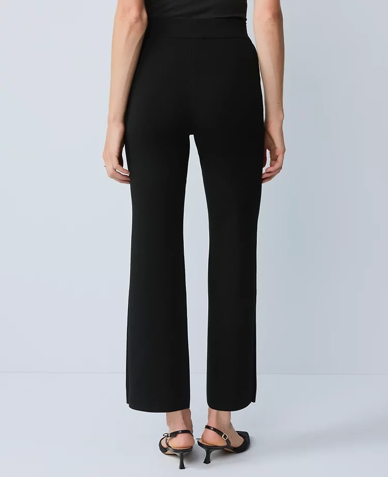 Ann Taylor The Flare Sweater Pant Black Women's