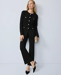 Ann Taylor The Flare Sweater Pant Black Women's
