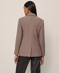 Ann Taylor The Petite Greenwich Blazer Cardamom Heather Women's