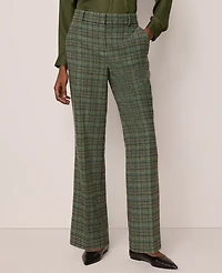 Ann Taylor The Jayne Pant Houndstooth Muted Moss Women's