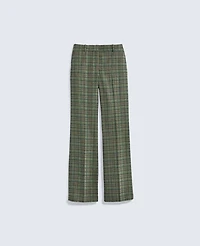 Ann Taylor The Jayne Trouser Houndstooth Muted Moss Women's