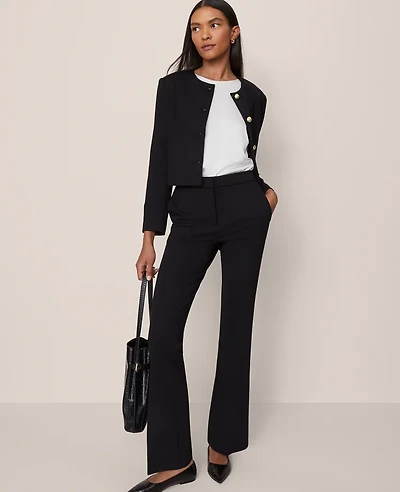 Ann Taylor The Petite Skinny Flare Pant Ponte Women's