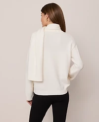 Ann Taylor Petite Weekend Collection Scarf Sweater Women's