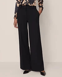 Ann Taylor The Petite Wide-Leg Pant Ponte Women's