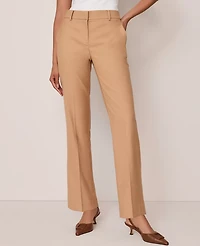 Ann Taylor The Petite Straight Pant Sesame Women's