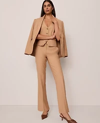 Ann Taylor The Petite Straight Pant Sesame Women's