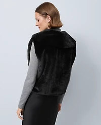 Ann Taylor Faux Fur Vest Women's