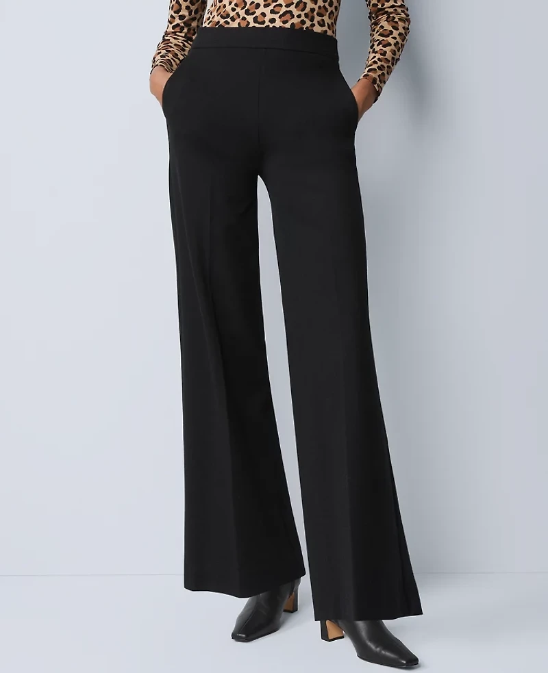 Ann Taylor Weekend Collection Easy Wide-Leg Pant Women's