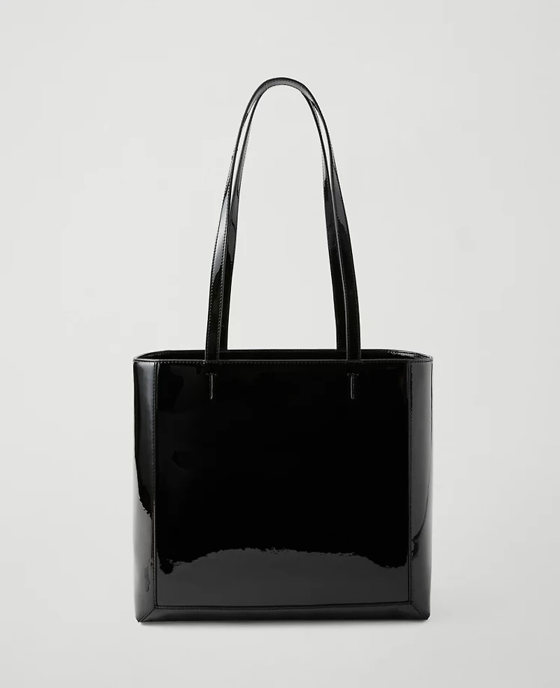 Ann Taylor Weekend Collection Patent Tote Women's