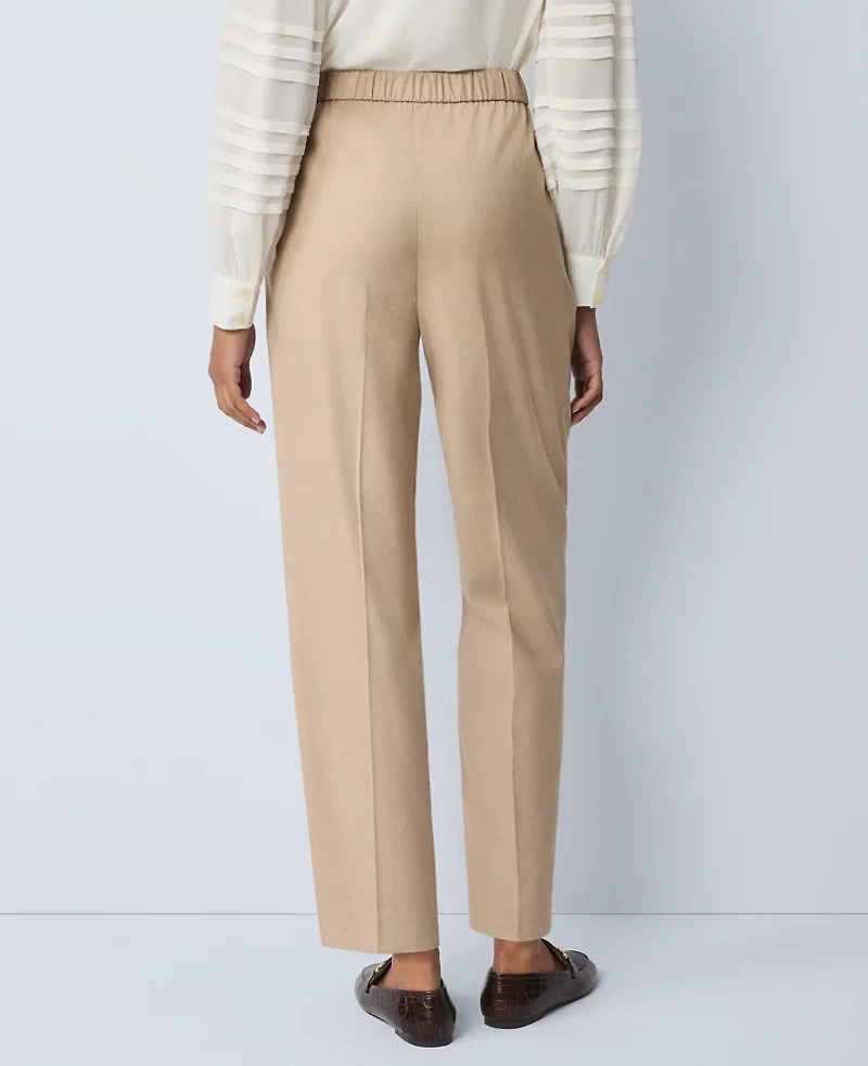 Ann Taylor Weekend Collection High Rise Tapered Pant Fresh Camel Women's